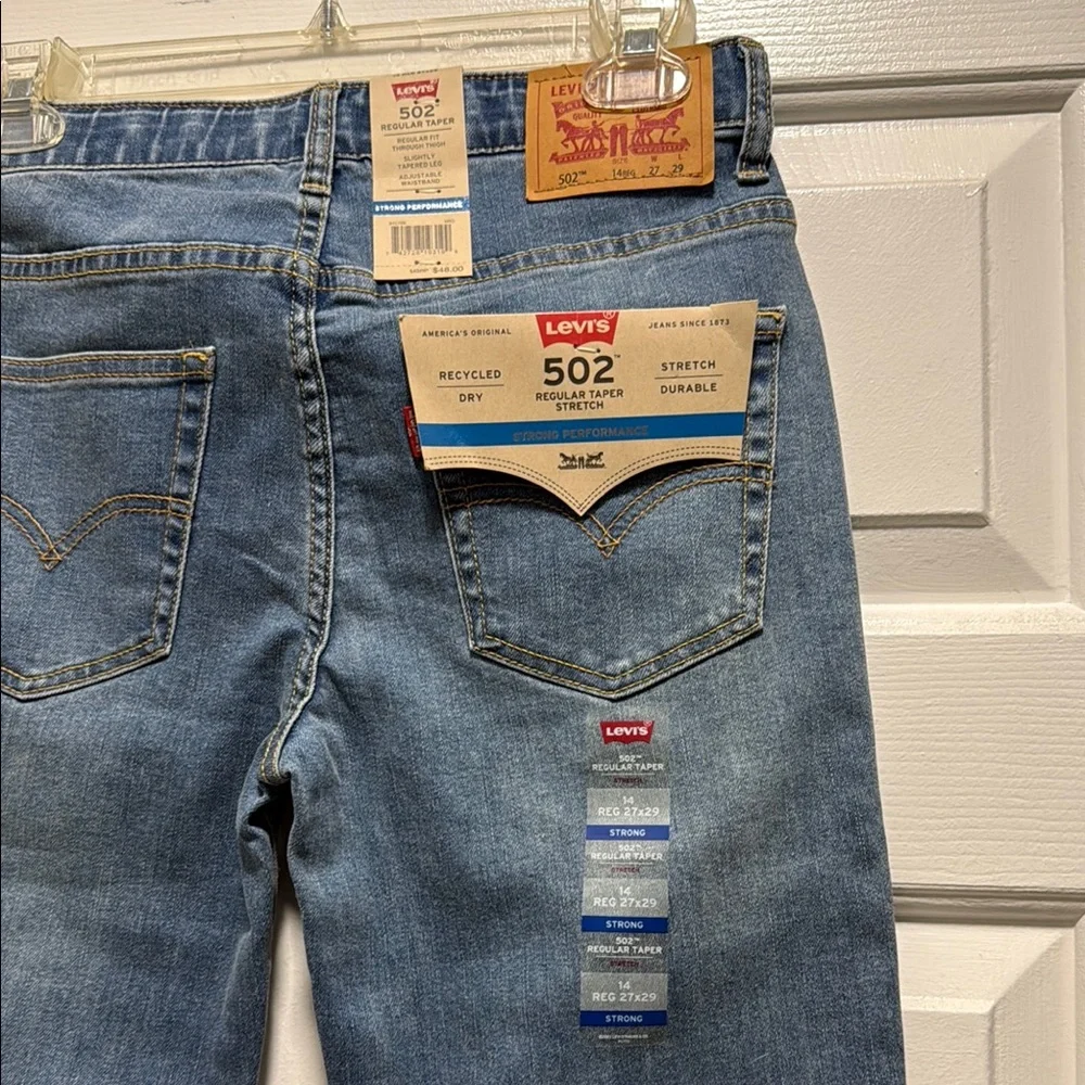 Levi's Blue Classic Straight-Leg Jeans NWT